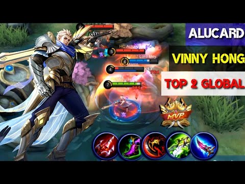 Perfect playing technique [Top 2 global alucard ]Vinny Hong - mobile legends