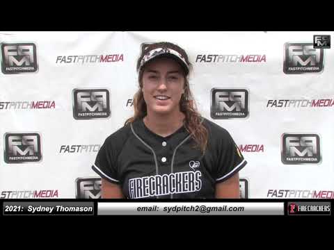 2021 Committed  - Nebraska Sydney Thomason - 6 Foot Tall, 3rd Base & Pitcher Softball Skills Video