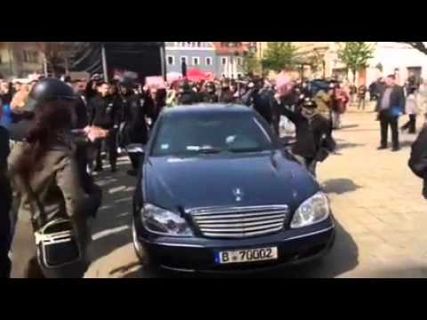 1.Mai 2016: In Zwickau ist das "Maas" voll, hunderte Bürger jagten Heiko Maas aus der Stadt.