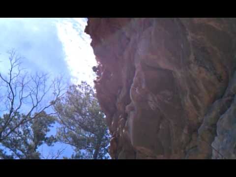 Ryan van gorp on love slave 5.11c horseshoe canyon