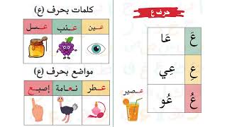 مطوية حرف (ع)