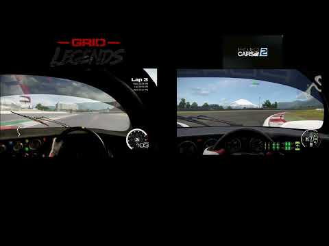 Lap For Lap 2. Grid Legends vs Project Cars 2 (Fuji GP With Porsche 962c)