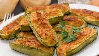 Ricetta veloce zucchine ripiene di carne,Quick recipe zucchini stuffed with meat,釀肉快速食譜西葫蘆