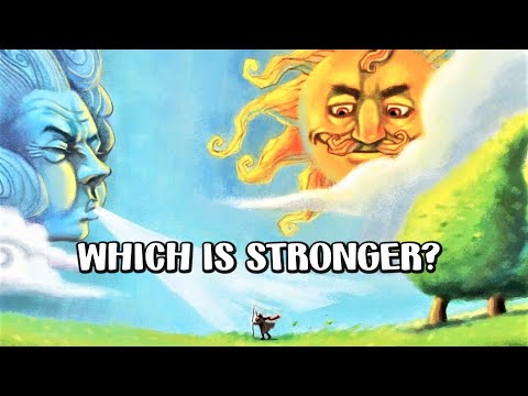 The Story Of The Wind And The Sun - Aesop's fables