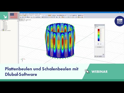 [EN] Plattenbeulen und Schalenbeulen mit Dlubal-Software | Di, 30. März, 2021