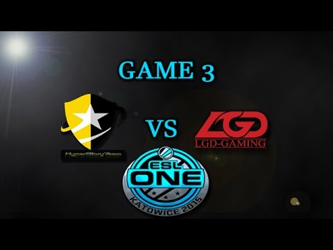 HGT vs LGD Game 3 - ESL One Frankfurt 2015 China Qualifiers