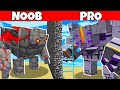 NOOB Vs HACKER: I CHEATED In a MINECRAFT MOB BATTLE Challenge!@AyushMore
