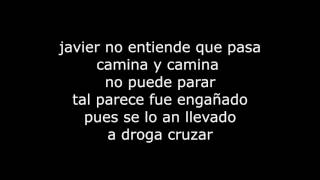 el komander -desaparecido (letra
