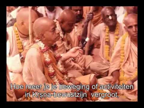 Prabhupada 0670   Als je verbonden bent met Krishna is er geen materiële beweging meer
