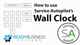 How to Use Service Autopilot Wall Clock