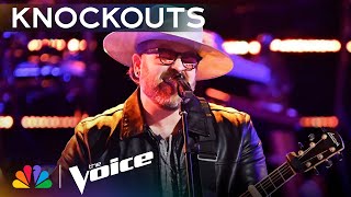 Adam David's Smoky Voice Transforms Allen Stone's "Unaware" | The Voice Knockouts | NBC
