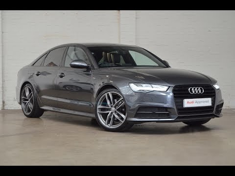HF65JHK AUDI A6 TDI ULTRA S LINE BLACK EDITION GREY 2015, Slough Audi