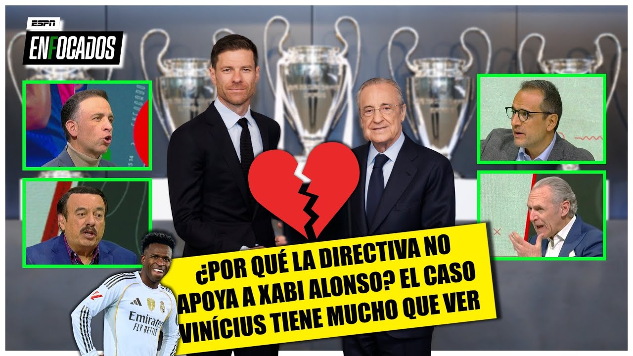El Real Madrid se rompe: Xabi Alonso sin apoyo de la directiva y Vinícius como problema | Enfocados