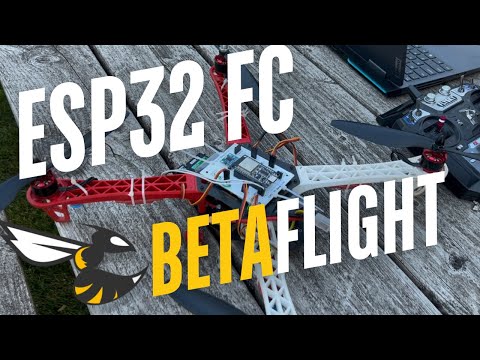 Betaflight on DIY ESP32 Fligt Controller Quadcopter!
