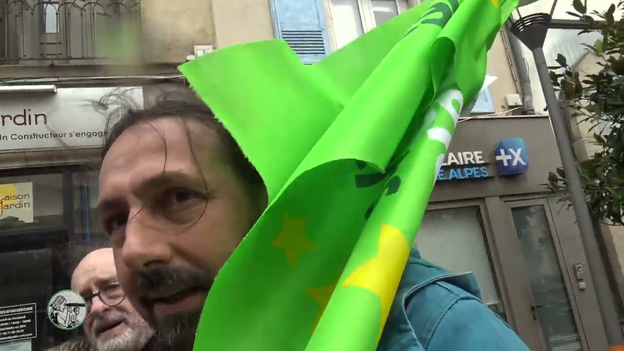 Manifestation antiraciste, antifasciste, pour l'&eacute;galit&eacute; des droits, au Puy-en-Velay, 25/03/25