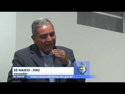  SESSÃO DIA 23/06/2025 – PRONUNCIAMENTO DO VEREADOR ZÉ MÁRIO