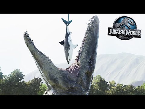 MOSASAURUS vs ALL MARINE DINOSAURS 🦖🦈 Jurassic World Evolution 2