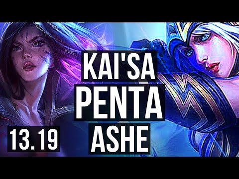KAI'SA & Alistar vs ASHE & Pantheon (ADC) | Penta, 15/2/11, Comeback, Legendary | NA Master | 13.19