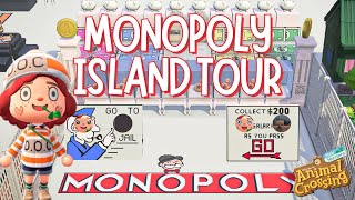 MONOPOLY island tour! GO TO JAIL! ACNH | Animal Crossing New Horizons