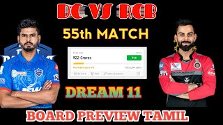 RCB vs DC Dream11 Board preview | Captain, Vice-captain, Fantasy Playing Tips, Probable XIs