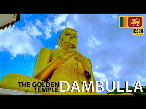 Dambulla The Golden Temple, Sri Lanka | 4K 🇱🇰🌴