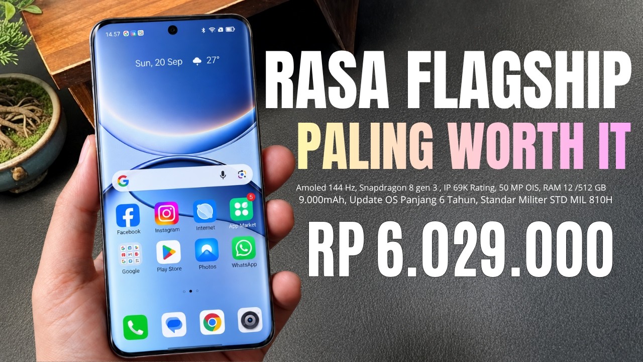 SPEK FLAGSHIP, PALING WORTH IT‼️9.000mAh + 12/512 GB | HP 6 JUTAAN TERBAIK DAN TERBARU AKHIR TAHUN