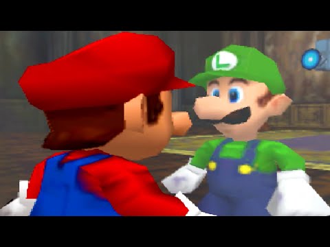 Another Super Mario 3D - 100% Walkthrough Part 6 No Commentary Gameplay - Big Boo's Grave & Luigi