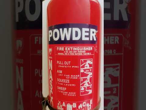 Dry chemical safety first fire extinguishers, 4 kg