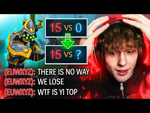 EUWXYZ gets the MASTER YI TOP experience.