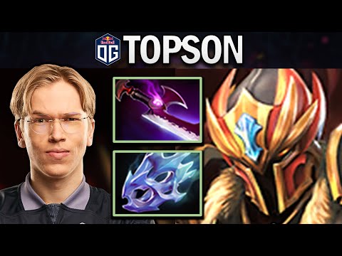 OG.TOPSON BRINGING DRAGON KNIGHT TO META - DOTA 2 7.25 GAMEPLAY