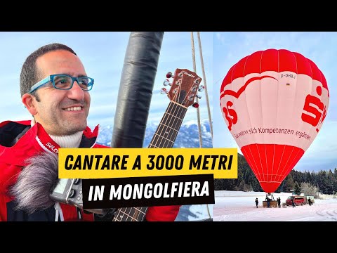 Frank Sinatra - Fly Me To The Moon (Cover) - On a Balloon above the Dolomiti