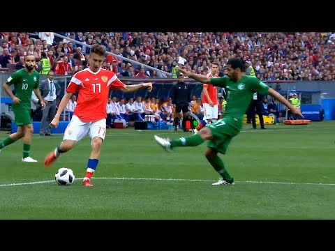 Jalkapallon MM 2018 Venäjä vs. Saudia-Arabia maalit