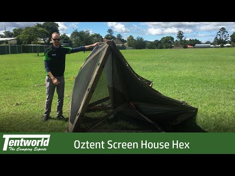 OZtent Screen House Hex Hints & Tips on Pitching and Pulling Down.