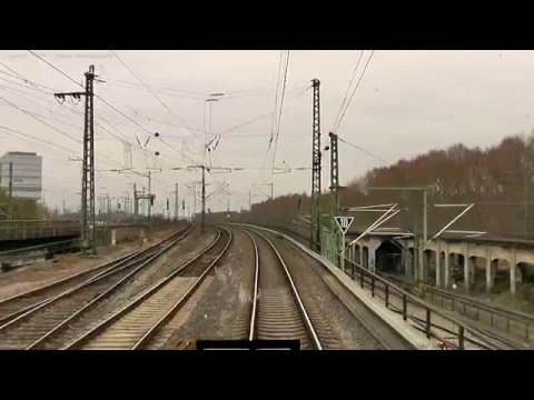Führerstandsfahrt BR 101 Stuttgart - Heidelberg + INDUSI `live´