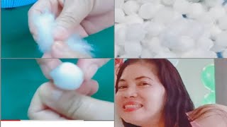 How to make cotton balls # 2  | Mamerl vlog