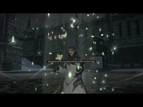 FFXIV: Leveling White Mage via the Porta Decumana duty and job quests.