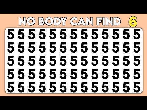 Spot the Odd One Out | Number and Letter Edition | Illustration Version 