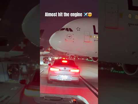 Amazing Airbus 380 getting pushed back 🤯✈️ #aviation #planespotting #a380