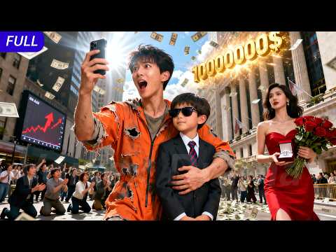 Poor Guy Strikes Billions in One Second with His Genius Son—and Wins the CEO Beauty’s Heart.#drama