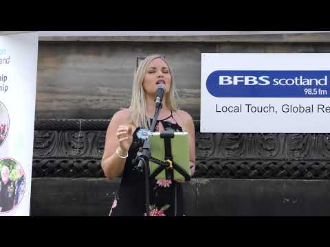 Edinburgh Armed Forces Day 2019 - Amy Hawthorn - The White Cliffs of Dover [4K/UHD]