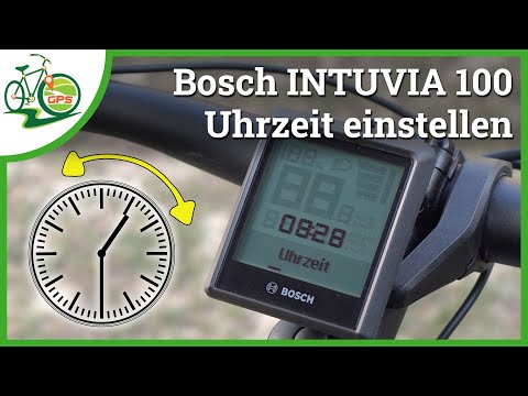 Bosch Intuvia 100 - smart System 🚴 Uhrzeit einstellen 🔧 Sommerzeit ⏲ Winterzeit Umstellung