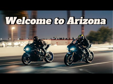FIREBLADE RRR VS ARIZONA HIGHWAYS IN 4K | Insane sunset & night ride on superbikes