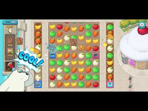 We Bare Bears Match3 Repairs Level 960 - No Boosters