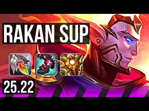 RAKAN & Lux vs BLITZCRANK & Yunara (SUP) | EUW Grandmaster | 25.22