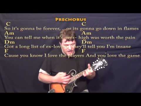 Blank Space (Taylor Swift) Mandolin Cover Lesson with Chords/Lyrics