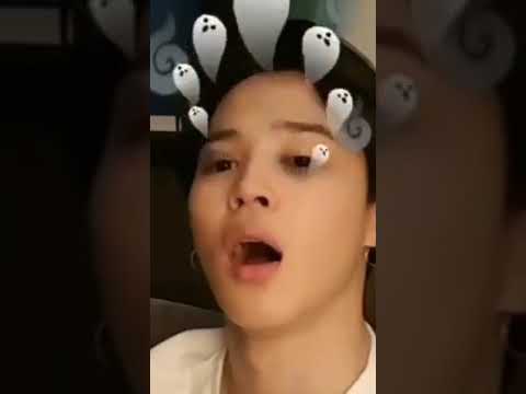 Jimin playing with filters 😂😅💜 #bts #shorts #jimin #vlive