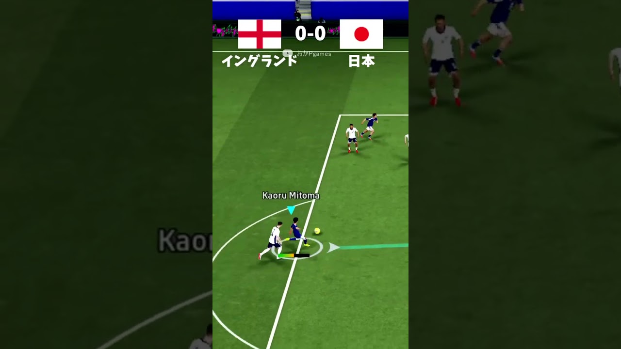 【歴史的勝利】イングランドvs日本戦を再現してみた【eFootball2026アプリ】
