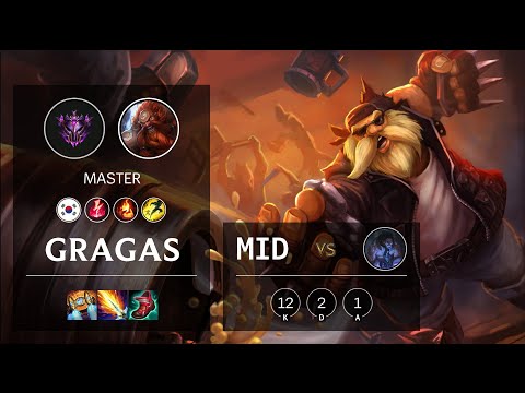 Gragas Mid vs Sylas - KR Master Patch 11.7