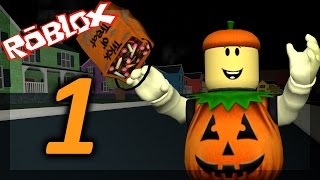 Trick or Treat in Hallowsville!! (Ep 1) / Roblox