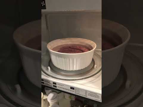 COOKING BRATS IN MICROWAVE? YESSSIR!!! It works!